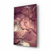 Abstract Depth Glass Wall Art.